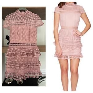Romeo + Juliet Couture Ruffled Lace Dress